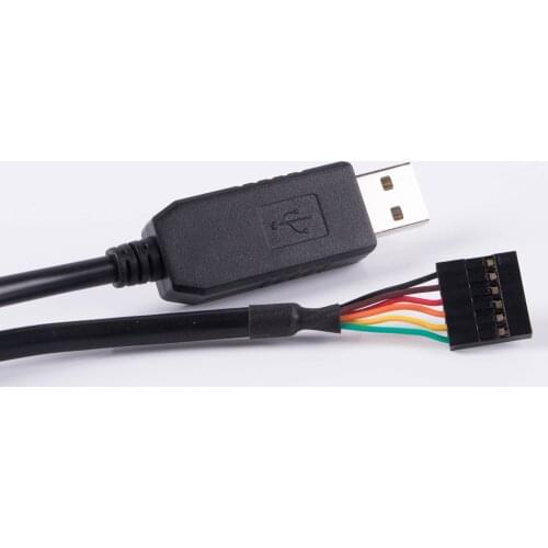 CP2102 USB to 6Pin 2.54mm Dupont RS232 Serial Converter Adapter Cable