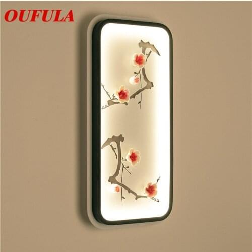 OUFULA Indoor Wall Lamps Fixture Ceramic Modern LED Sconce Contemporary Creative Decorative For Home Foyer Corridor Bedroom