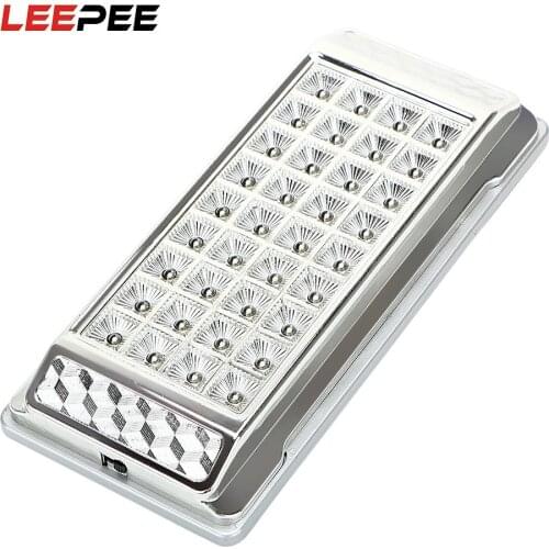 LEEPEE 36LED Car Dome Light Roof Ceiling Lamp Bulb White Rectangular Auto Interior Light
