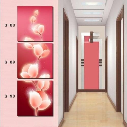 2016 Hot Sale Wall Pictures For Living Room Quadros Oil Painting 3 Panel Wall Art Paintign By Numbers Wall Decor For Corridor