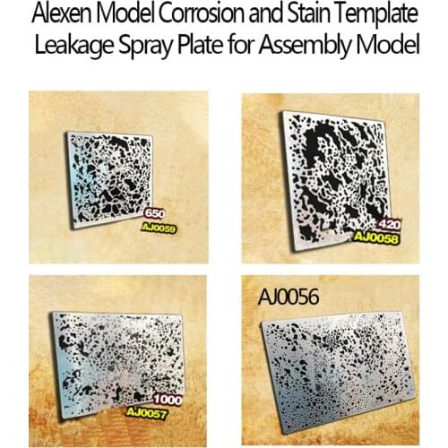 Alexen Model Corrosion and Stain Template Leakage Spray Plate for Assembly Model