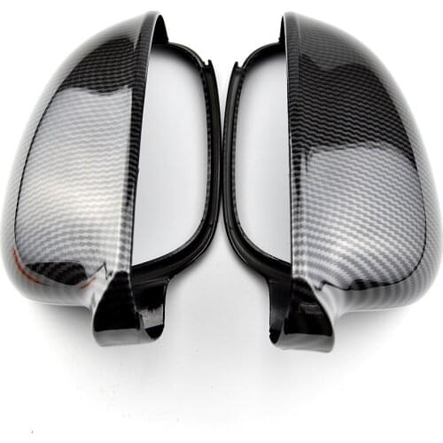 For Volkswagen VW GOLF 5 GTI Jetta MK5 Passat B5.5 B6 Sharan Superb Side Wing Rear View Rearview Mirror Cover Trim