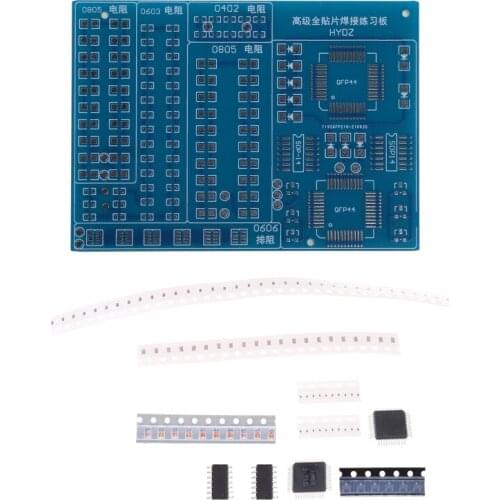 New SMT Components SMD Soldering Practice Board Plate DIY Kit Diode Resistor For Beginners