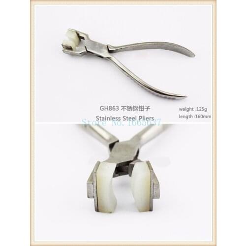 Wholesale free shipping 204 stainless steel bending pliers gold and silver jewelry processing equipment tools of gold