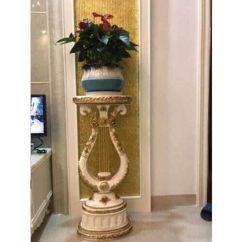 Living Room European Style Flower Stand Indoor Floor Green Radish Fashion Creative Flower Stand Home Jardiniere