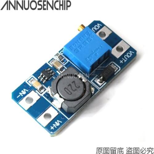 5pcs free shipping MT3608 DC-DC Step Up Power Apply Module Booster Power Module MAX Output 28V 2A For Arduino