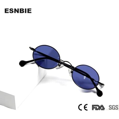 Metal Small Oval Sunglasses Men 2020 MenS Glasses Punk Vintage Designer Anti-Glare Sun Glasses For Women Trendy