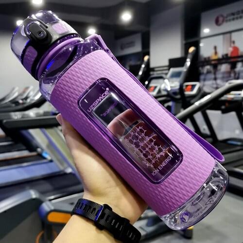 Sports fitness [negative ion] student water cup male large-capacity anti-fall student sports water bottle portable high quality