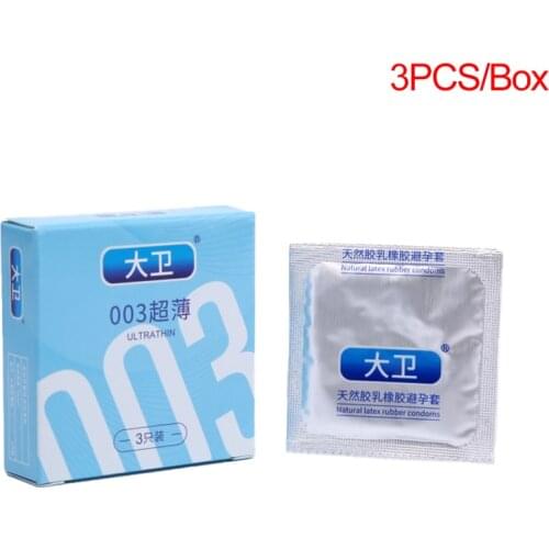 Super Ultra Thin Condoms Intimate Condones Slim Penis Sleeve Kondom Adult Sex Toy Product For Men Condoms 3pcs/box