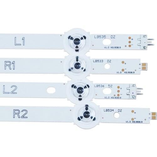 LED strip for Panasonic 47" V14 slim DRT Rev0.2 1 L1 L2 R1 R2 Type 6916L-1812A 6916L-1813A 1811A 1814A TX-47AS650E TX-47ASM651