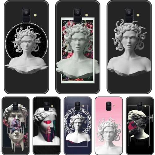 TPU Medusa Art Phone Case Silicone For Samsung Galaxy A3 A5 A7 2016 2017 Back Cover For Samsung Galaxy A6 A8 Plus 2018 A5 A7