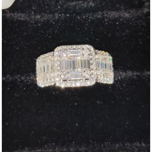 We have a lot of styles that we like to customize. 1-10 Carat Moissanite Diamond ring 18K 14K 10K 9K Engagement ring