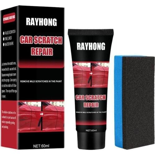 Car Scratch Repair Polishing Wax Anti Scratch Cream Retreading Scratch Car Wash Cleaning Tools Auto Paint Tool Repair T7L3