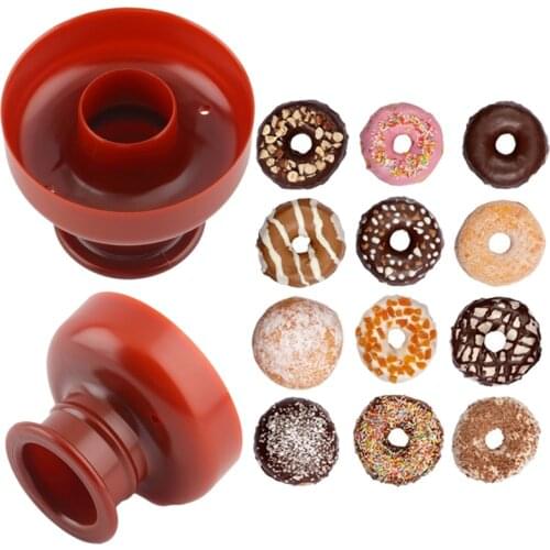1pc DIY Donut Mold Dessert Fondant Cakes Mold Non-toxic Handmade Sweet Food Bakeware Baking Dish Cookie Cake Tools Kitchen Tools