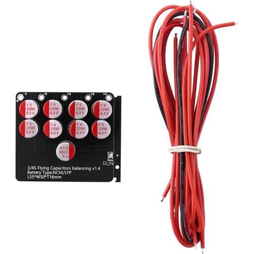 4S Active BMS Balancer Board Li-Ion Lifepo4 LTO Lithium Battery Equalizer Energy Transfer Capacitor