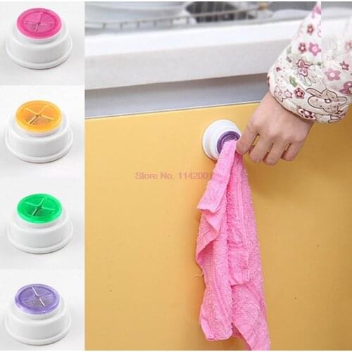 500pcs Kitchen Supplies Wall Cloth Clip Holder Clip Dishclout Storage Rack Storage Hand Towel Rack Bathroom Accessories
