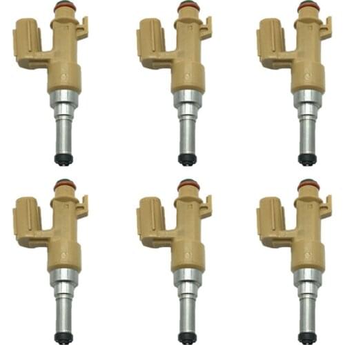 6Pcs 23250-0S020 23209-39165 Fuel injector for LEXUS EU GX460 4.6L 1UR 2009 LX570 5.7L 3UR 2007~2012