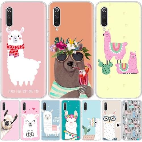 Lama Llama Alpacas Animal Phone Case For Xiaomi Redmi Mi Note 10 9 8 A3 A2 A1 CC9 9T Lite Pro 6X 5X F1 CC9E Coque Cover