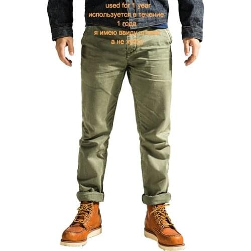 Chino-0001 Mans One Washed Cotton Casual Quality Chino Pants 3 Colours