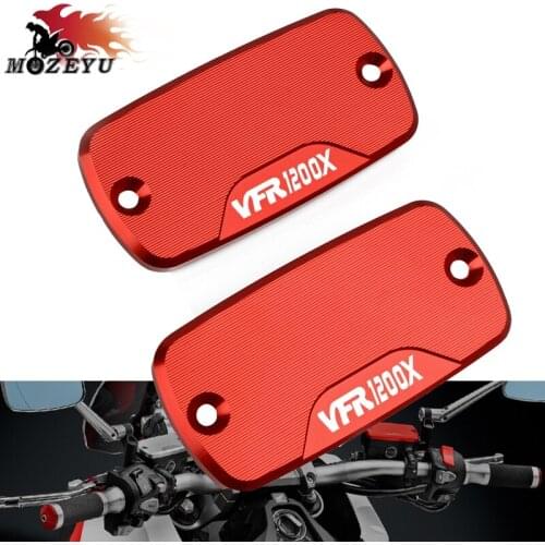 FOR HONDA VFR 1200X VFR1200X 2016 New CNC Aluminum Accessories Motorcycle Front Brake Clutch Cylinder Fluid Reservoir Cover Cap