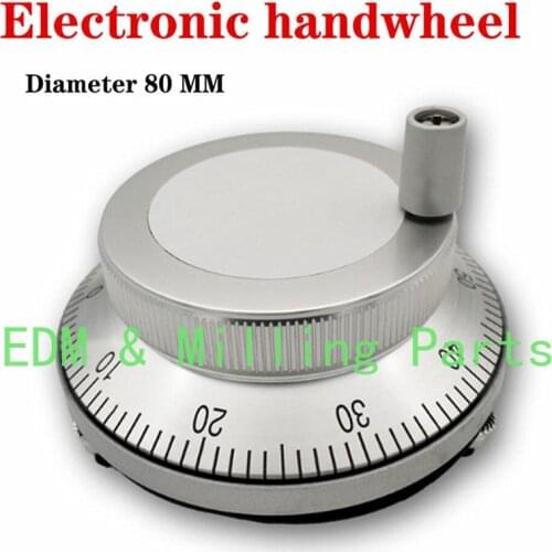 Electronic Handwheel CNC Machine Tools Handwheel Pulse Generator Metal 60MM And 80MM