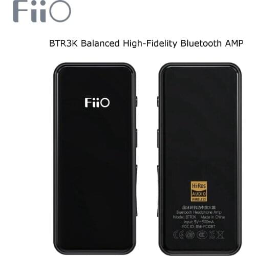 Fiio BTR3K AK4377A *2 Balanced Bluetooth 5.0 Amp USB DAC,support LDAC/aptX HD lossless HiFi Codecs,Hands-free Calling