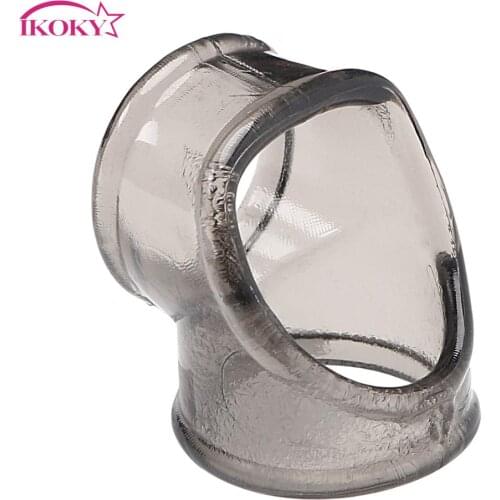 IKOKY Scrotal Binding Ring Sex Toys for Men Male Cock Ring Delay Ejaculation Penis Sleeve Penis Ring Chastity Cage