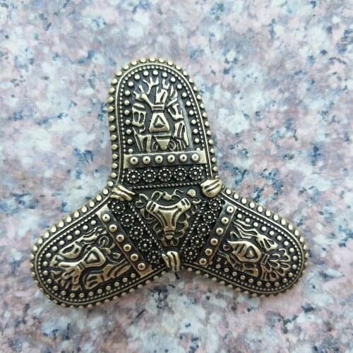 Langhong 10pcs Brooch for women Viking Brooch Sweden Scandinavian Raven Brooch jewelry Talisman