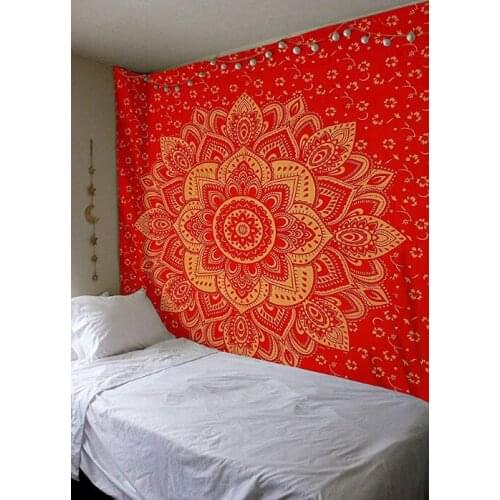 Hot-Selling Tapestry Mandala Series Printing Home Tapestry Wall Hanging Beach Towel Beach Sitting Blanket art tapestry