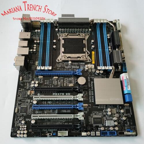 Original Disassemble Motherboard FOR ASUS P9X79 WS Workstation Motherboard