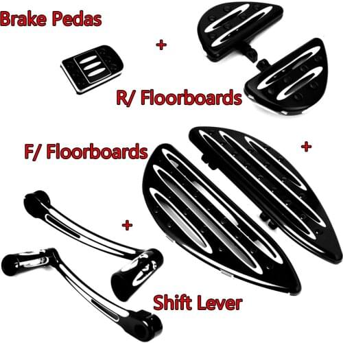 Shallow Cut Floorboards&Shift Lever&Brake Shift For Harley Street Glide 14 15 16 17
