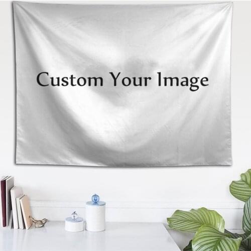 Custom Your Image Wall Hanging Tapestry Christmas and Halloween Tapestries Beach Towel Cloth Wall Tapestry