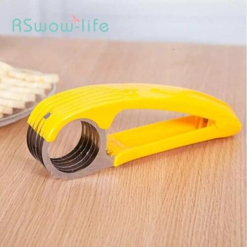 Stainless Kitchen Tool Vegetable Peeler Salad Slice Banana Slicer Chopper Fruit Cutter Cucumber Knife Kitchen Gadgets