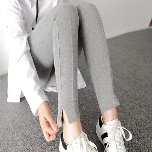 2020 Spring And Autumn New Style Pregnant Women Joint Leggings Elasticity Slim Fit Slit Skinny Maternity Pants
