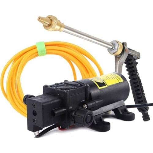 Portable Electric Car Washing Machine 12V High Pressure Water Outlet Cleaning Pump for Car Auto Motorcycle Washing Water Pump