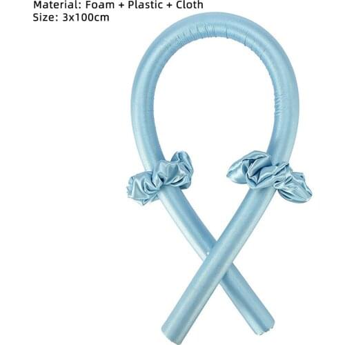 Portable Heatless Curling Rod Headband Lazy Curler Set Hair Soft