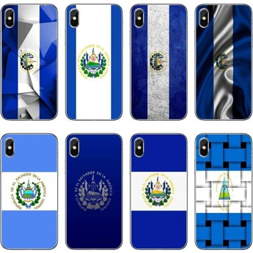 Silicon Soft Case For Huawei P30 P20 Pro P10 P9 P8 Lite Y5 Y6 Y7 Y9 P Smart Plus 2018 2019 El Salvador flag TPU Phone Case