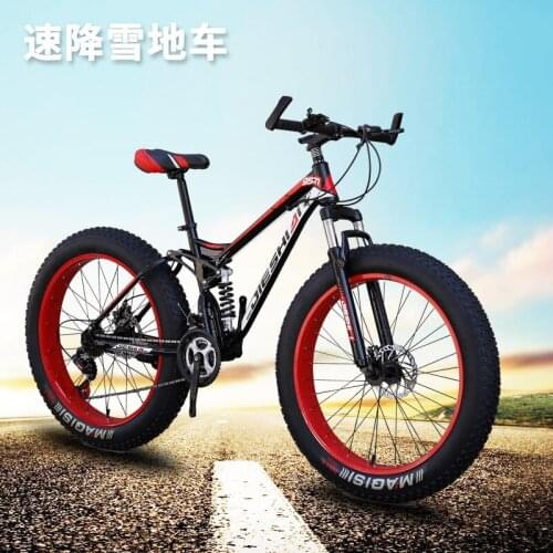4.0 Big Fat Tyre Double Damping Variable Speed Snowmobiles Mountain Bike