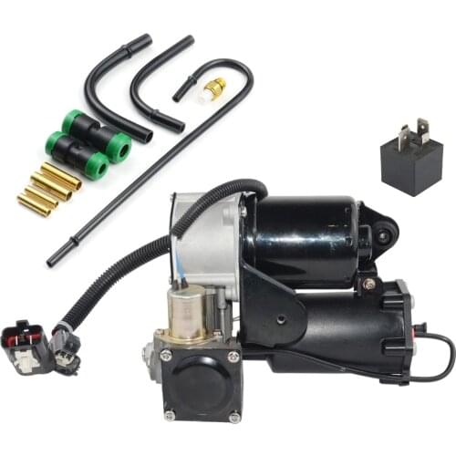 AP03 LR023964 For Land Rover Discovery 3 MK3 Range Rover Sport 2005-2009 Hitachi Style Air Compressor Pump & Pipe Kit
