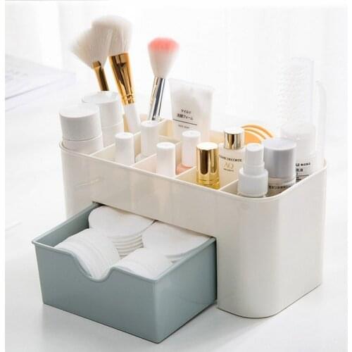 Storage Drawer Make Up Box Cosmetic Box Brush Pen Holder Organizing Boxes Cotton Swabs Makeup Brush Holder Organizers