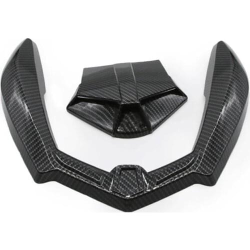 Motorcycle Carbon Fiber Rear Tail Light Cover Luggage Rack Trim Guard for Yamaha NMAX155 NMAX 155 2020 2021 Accessories