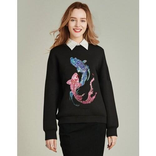 Womens Diamond stone sweatshirts Hoodies Long Sleeve Ladies Womens Hoodies Pullover For Women Regular sweatshirt