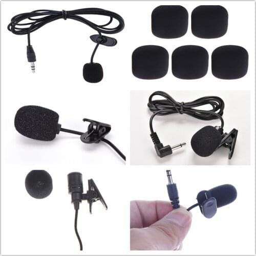 1/2/5pcs Thicken Microphone Foam Mic Cover Professional Studio WindScreen/ Mini Studio Speech Mic Microphone Clip