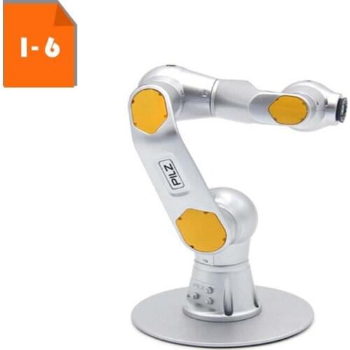1: 6 German Pilz PRBT industrial robot model robot arm artificial intelligence simulation scene Factory mechanical device gifts