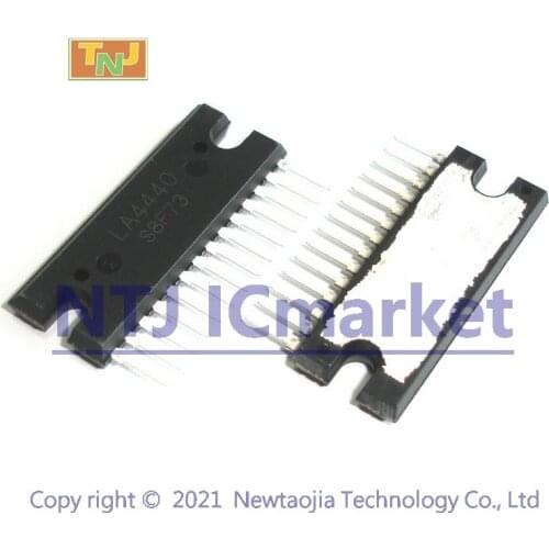 10 PCS LA4440 ZIP-14 6W 2-Channel, Bridge 19W typ Power Amplifier IC CHIP