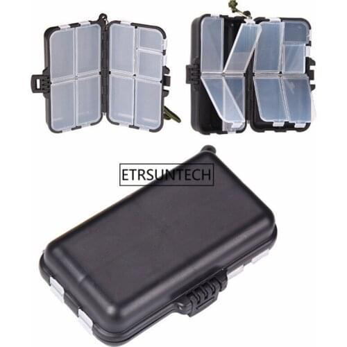 100Pcs Fishing Box for Baits Double Sided Plastic Lure Boxes Fishing Tackle Box Fish Lures Hooks Baits Case