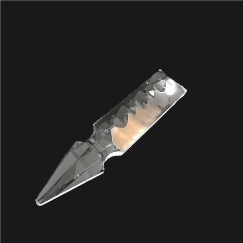 63mm-100mm Crystal Sword Prism Trimming Crystal Chandelier Parts Crystal Prism Drop Pendant For Chandelier Parts