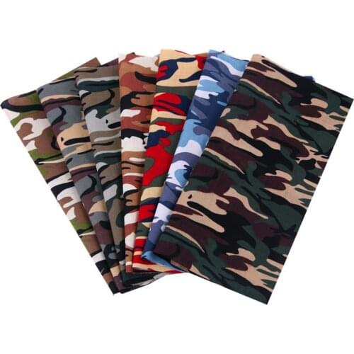7pcs/Lot,25x25cm Camouflage Series Cotton Fabric,Sewing Quilting Fabrics Bundle,DIY Patchwork Handmade Cloth