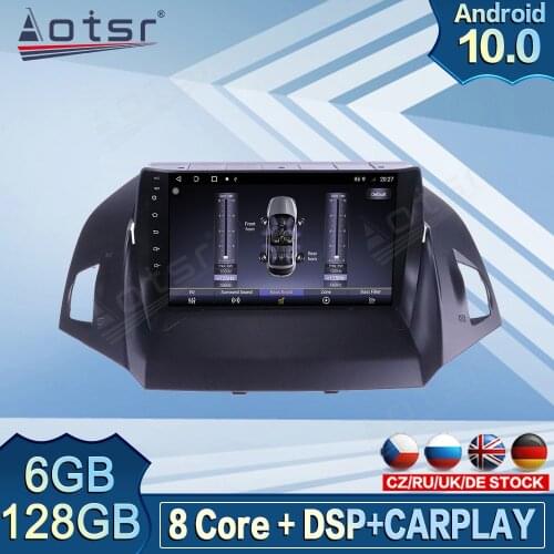 128GB Carplay Car Multimedia GPS Navigation For Ford Kuga Escape 2012 - 2019 Android Radio DVD Video Player Autoradio Head Unit