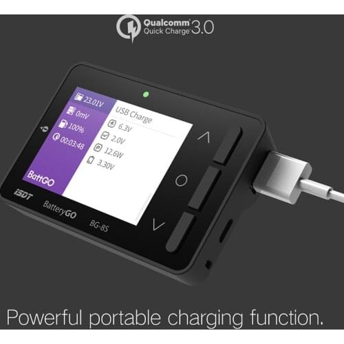 BG-8S Smart Battery Checker Quick Charge Function Balancer Receiver Signal Tester ameter volt meter IT60i connector